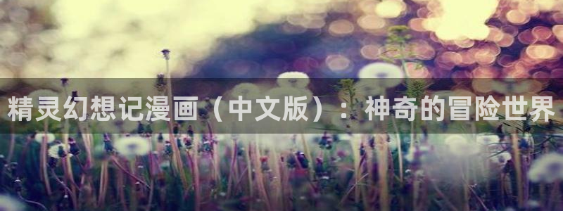 韩漫蛙漫：精灵幻想记漫画（中文版）：神奇的冒险世界
