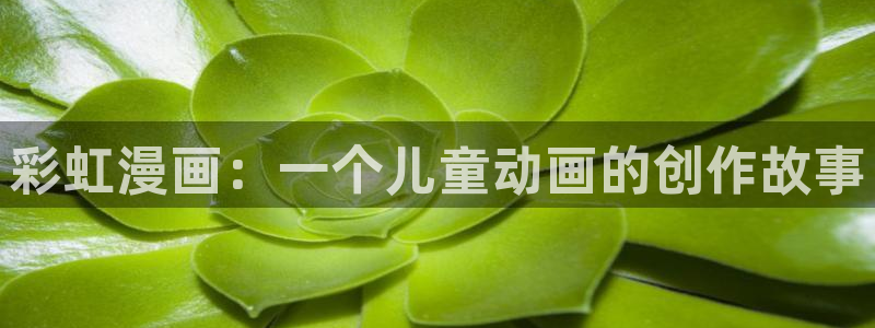 韩漫画漫画：彩虹漫画：一个儿童动画的创作故事